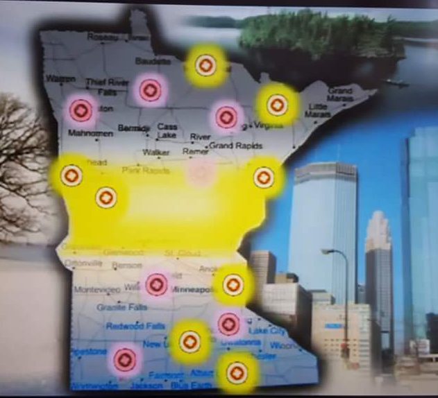 MN Map Apostolic Centers